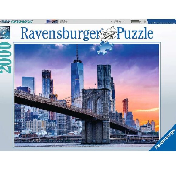 New sealed Ravensburger 2000pcs Puzzle-Skyline New York | Adult Puzzles - Picture 12 of 12